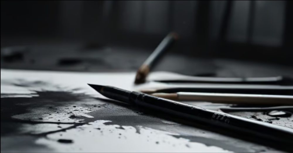 foto de material de dibujo